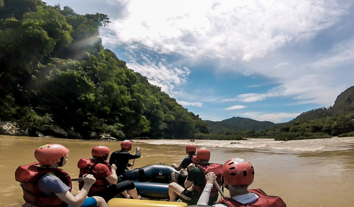 como é o rafting em Ibirama